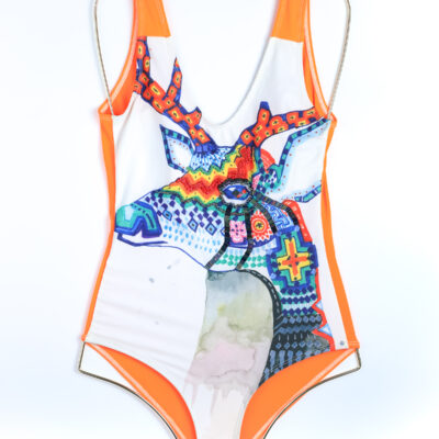 Traje de baño venado chaquira
