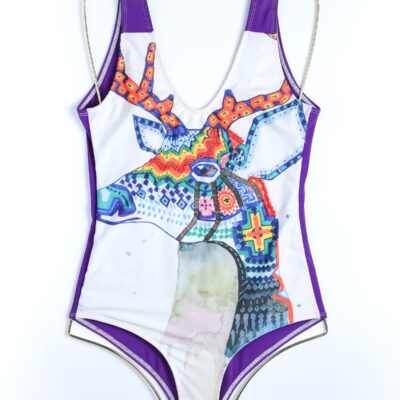 Traje de baño venado chaquira