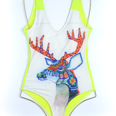 Traje de baño venado chaquira